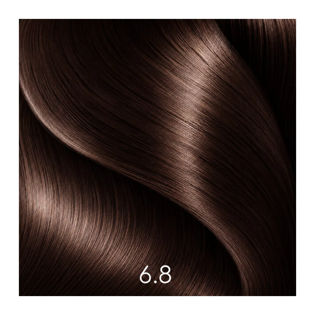 6.8 Amonia Free Warm Kastanje Donker Blond - 2
