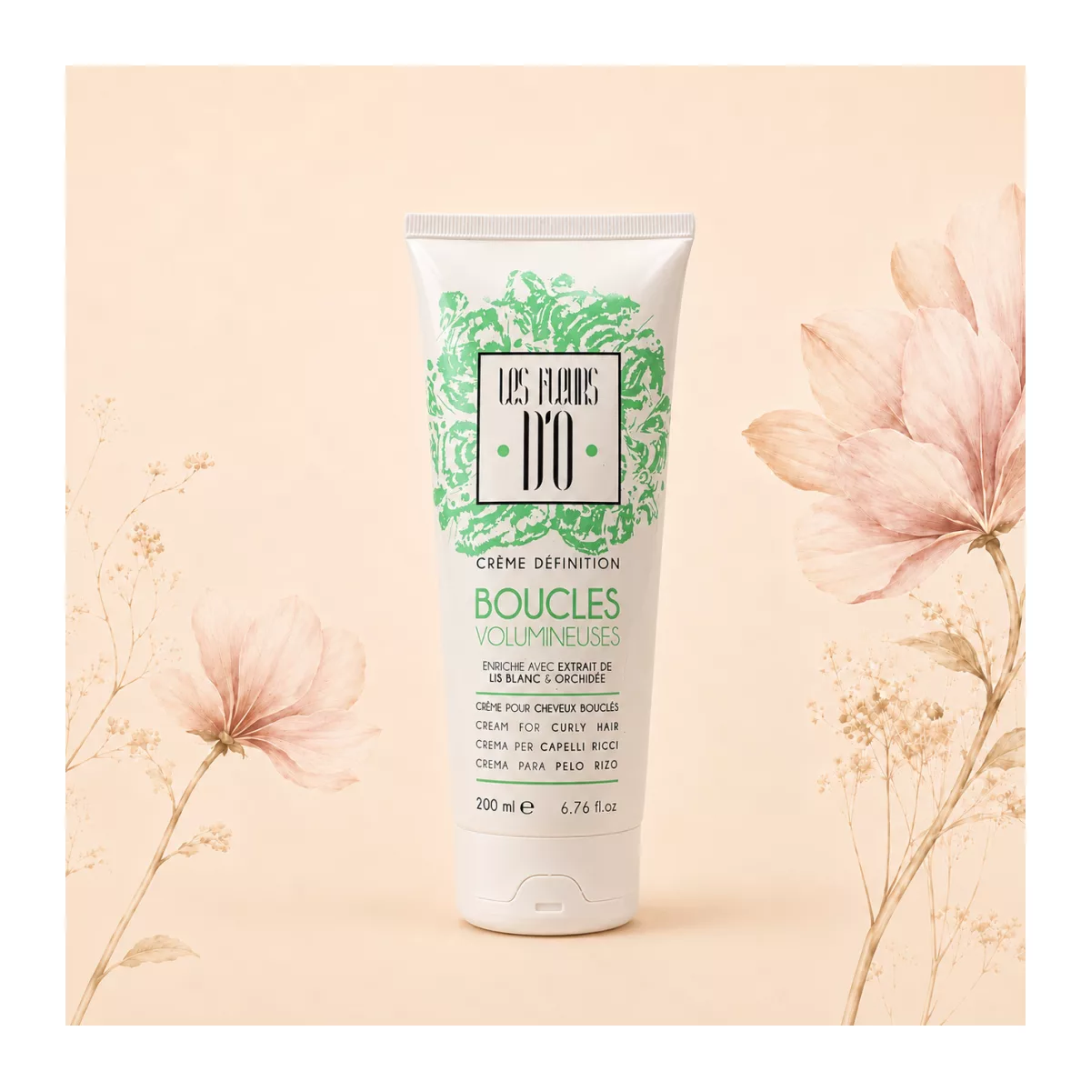 Crème for CURLY HAIR-NO RINSE (Boucles) 200ml